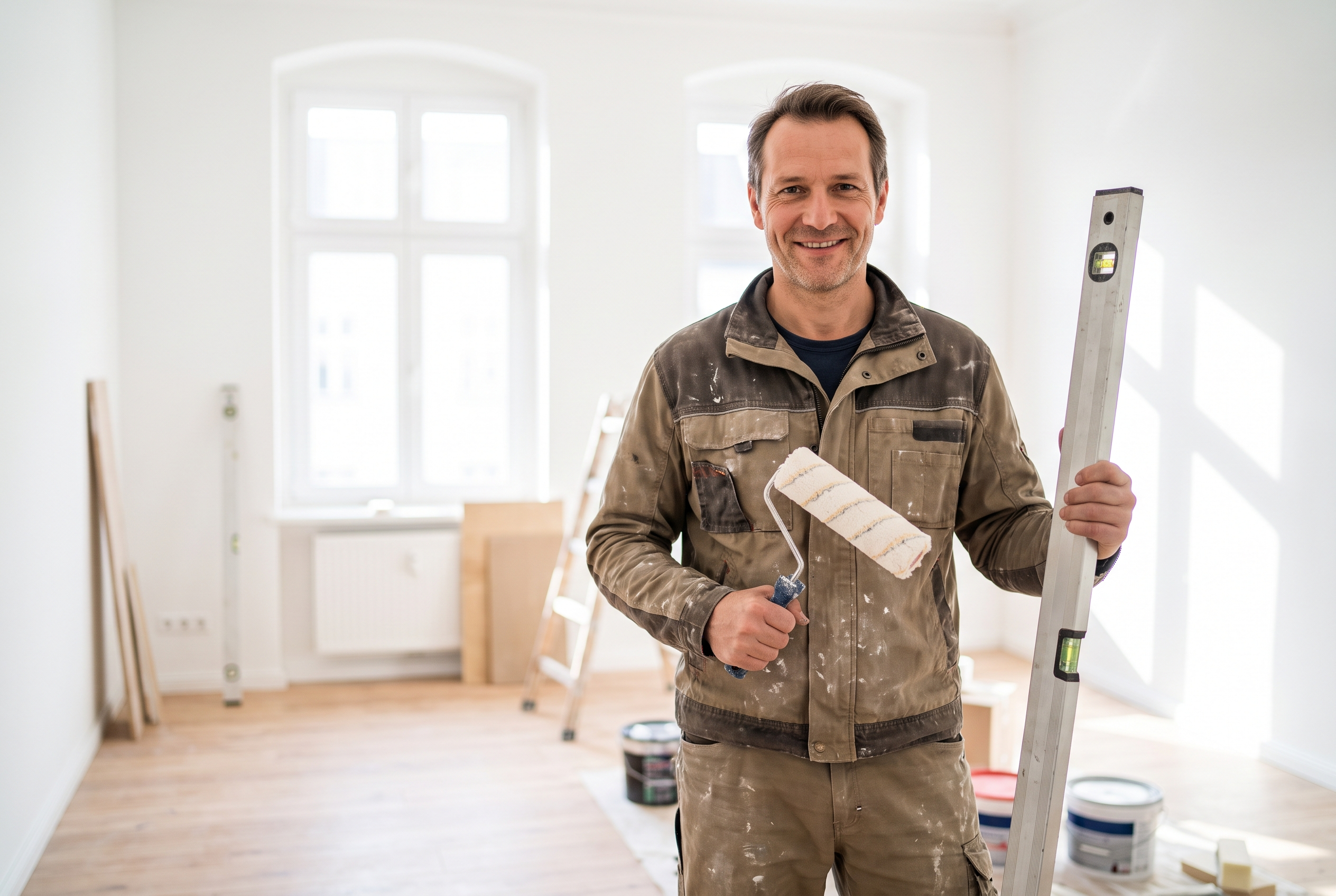 Erfahrener Handwerker bei Greenstone